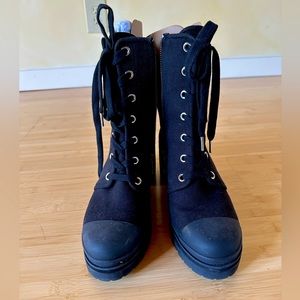 Michael by Michael Kors Corey Lace-Up Lug Sole Booties